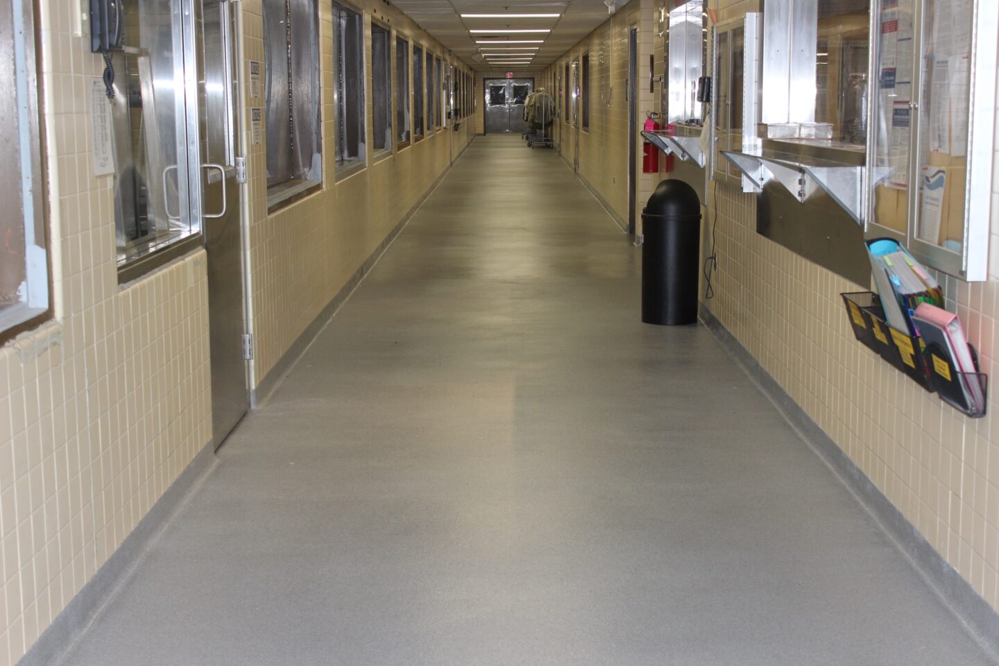 New epoxy floor system in the Dairy Farmers of America facility.